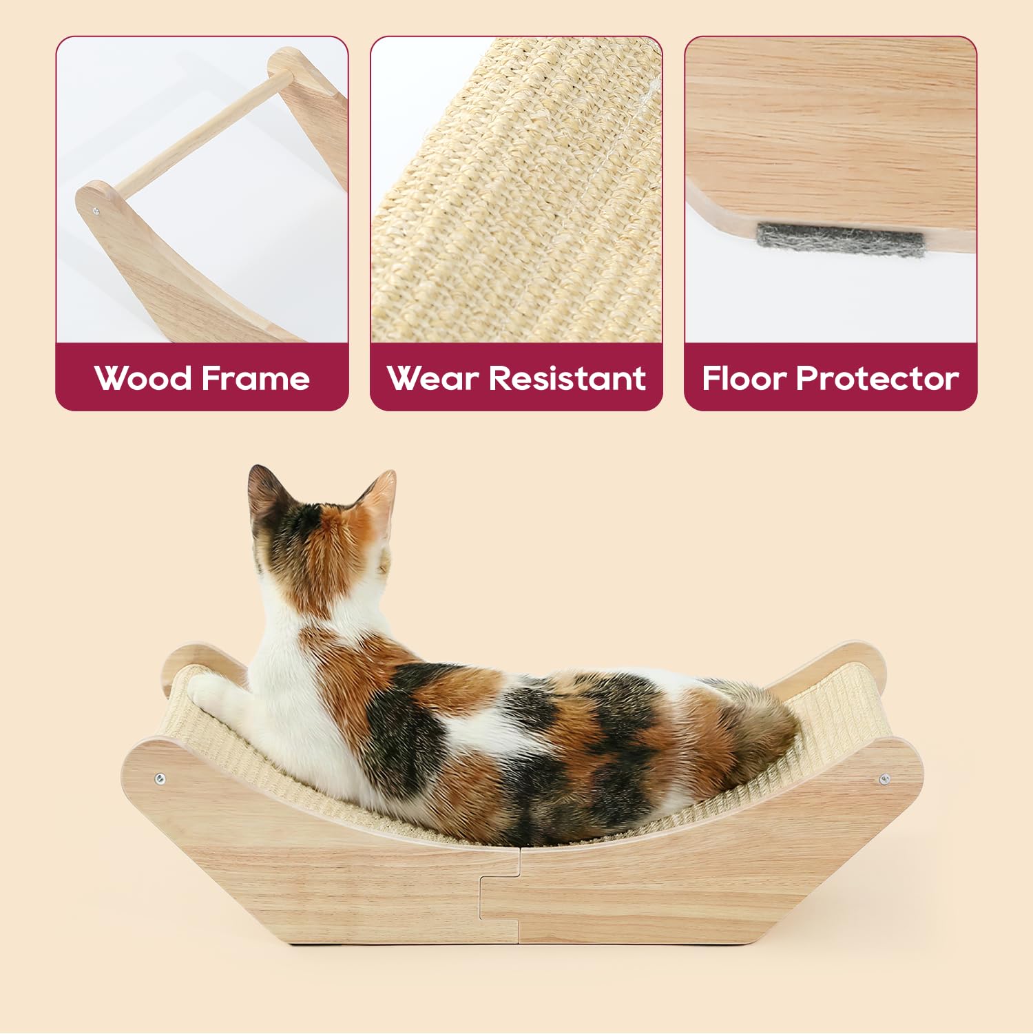 Zakkart chat utilisant le hamac pour sieste confortable et relaxante