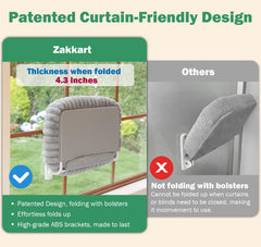 Zakkart SnugCloud gros plan bolster doux pour repos hygiénique