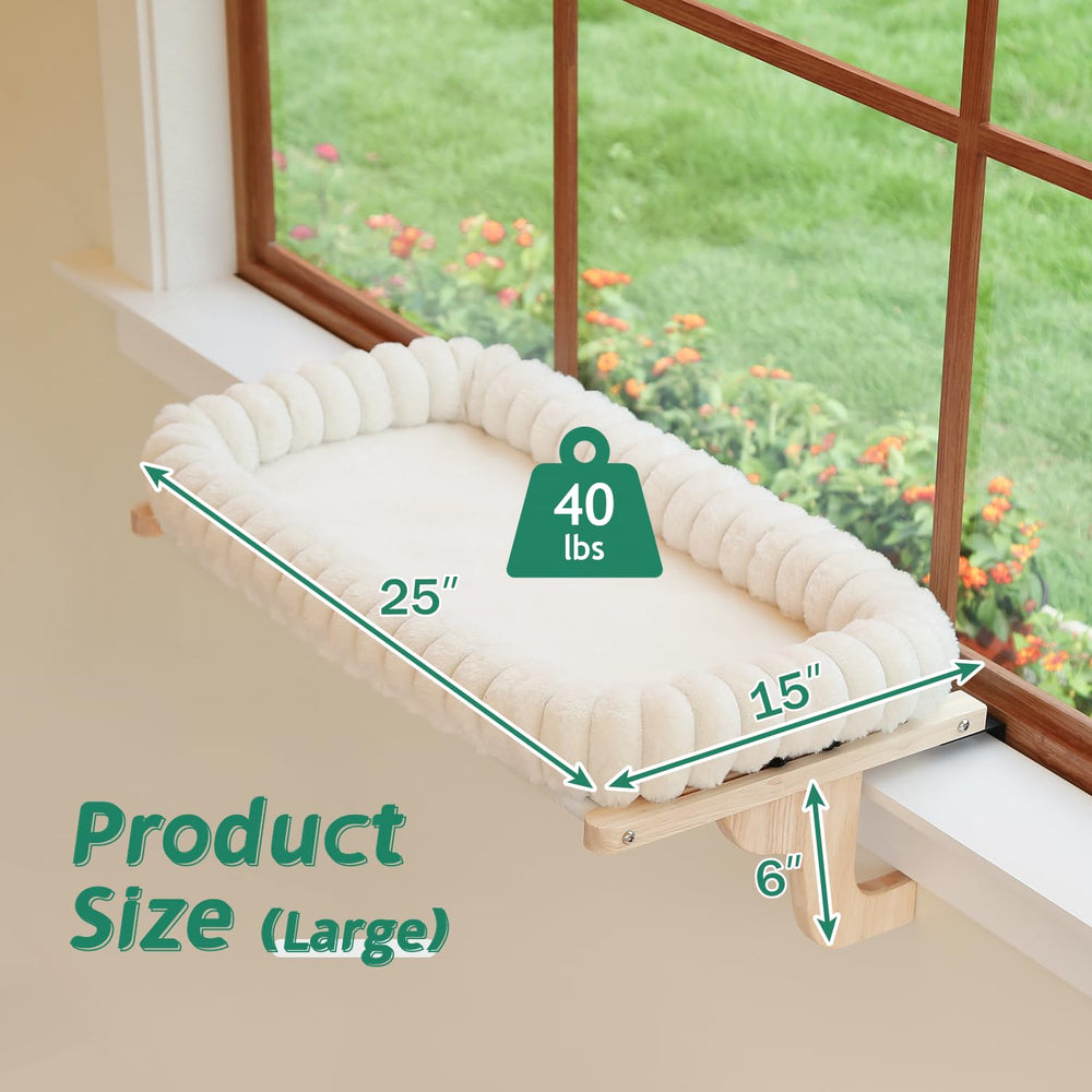 Zakkart scène de vie fenêtre lumineuse, confort visuel pour chat