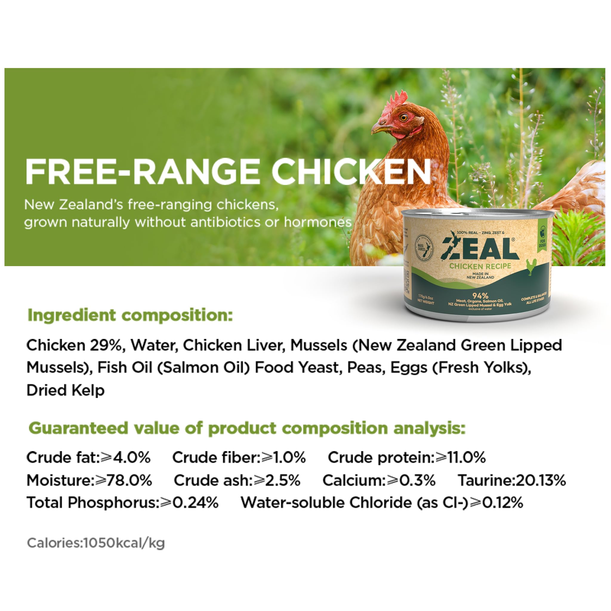 ZEAL comparaison taille boîte dans main montrant portion pratique