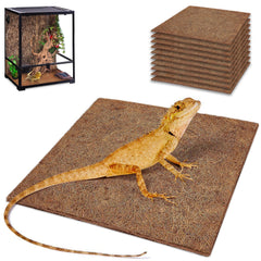 ZeeDix vue de face du tapis coco lot de 10 pour habitat naturel