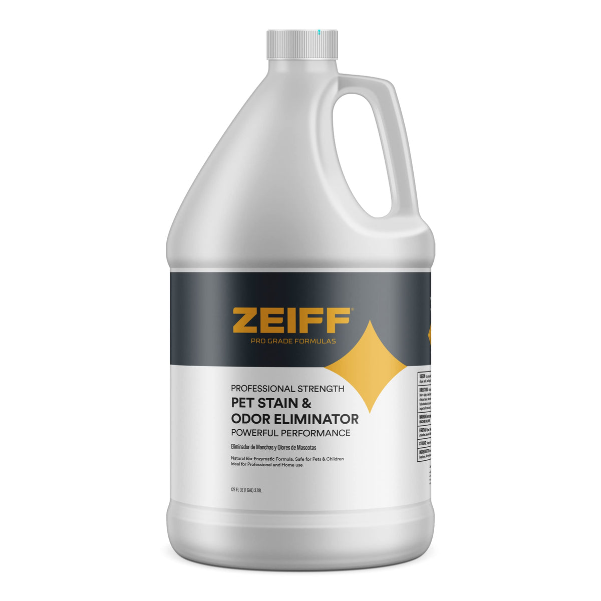 Zeiff étiquette arrière lisible présentant instructions et ingrédients, sécurité améliorée