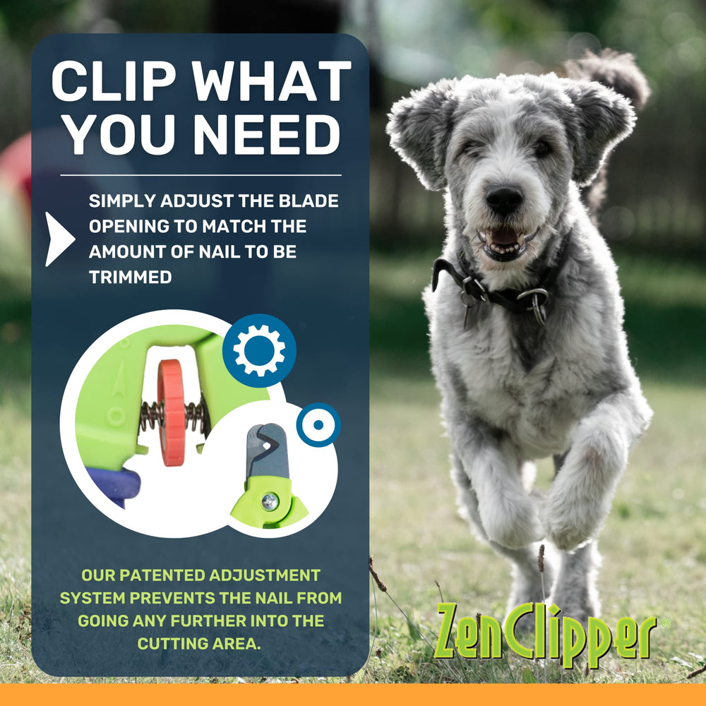 Zen Clipper gros plan lame en acier inoxydable pour coupe nette