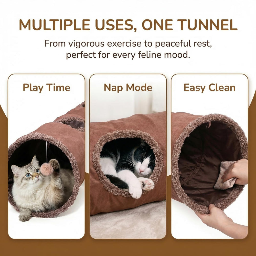 ZENFUN tunnel doublure oxford résistante, protège contre griffures légères