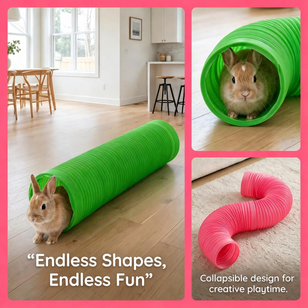 ZENFUN lot de trois tunnels vert rose bleu offrant diversité visuelle