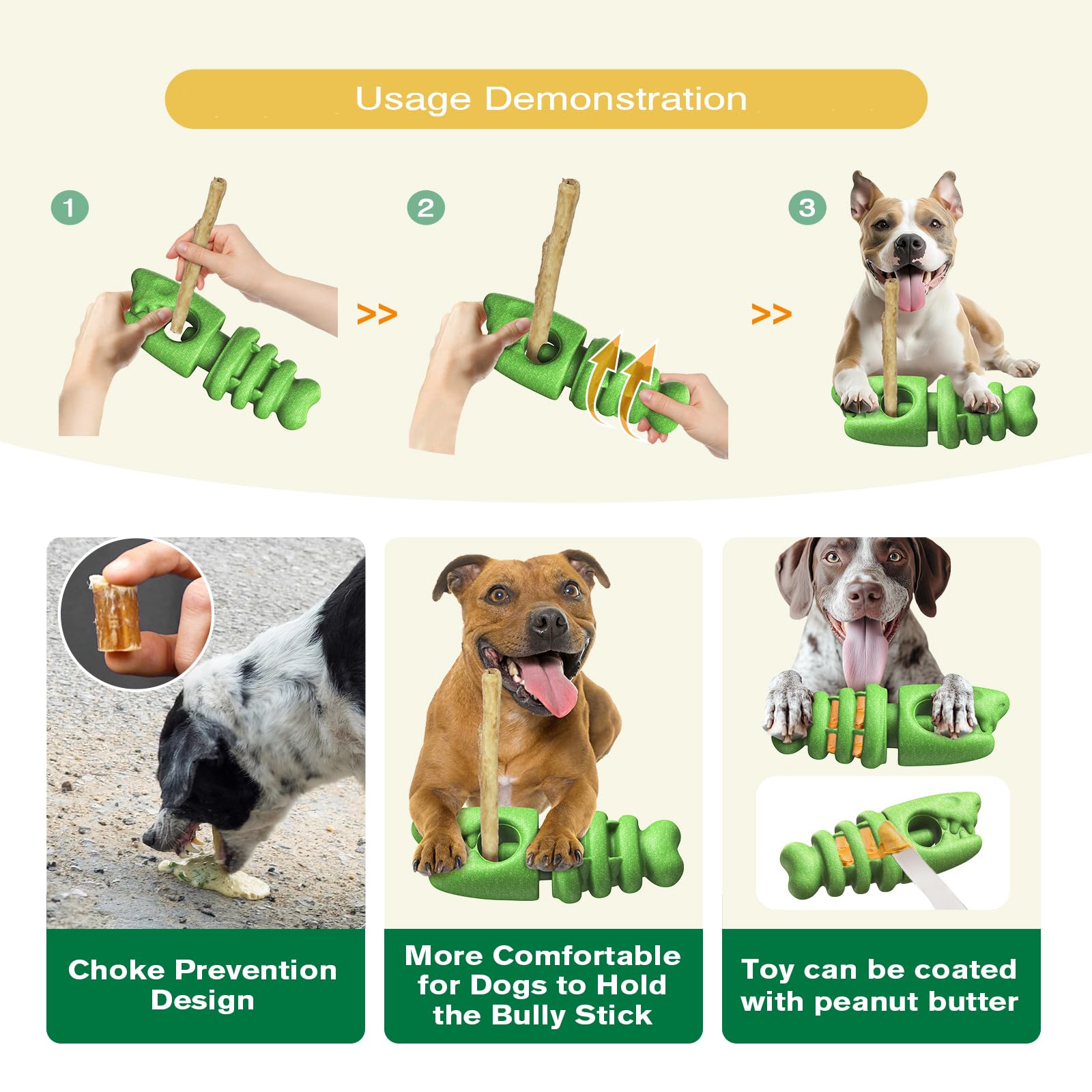 ZenQeek chien qui mâchouille l'appareil pour activité longue et sûre