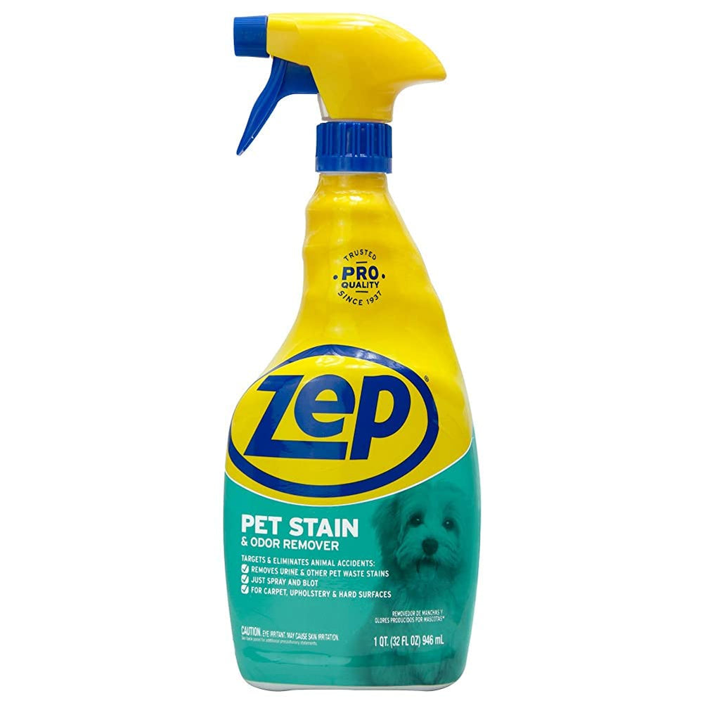 Étiquette Zep mettant en avant la formule Oxy pour puissance de nettoyage