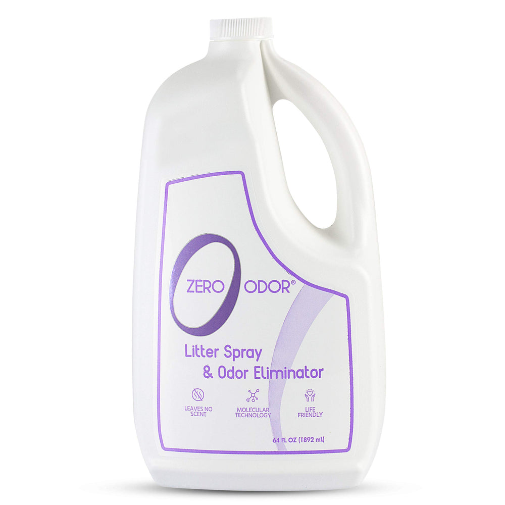Zero Odor bidon 64 oz face montrant le format économique et l'étiquette claire