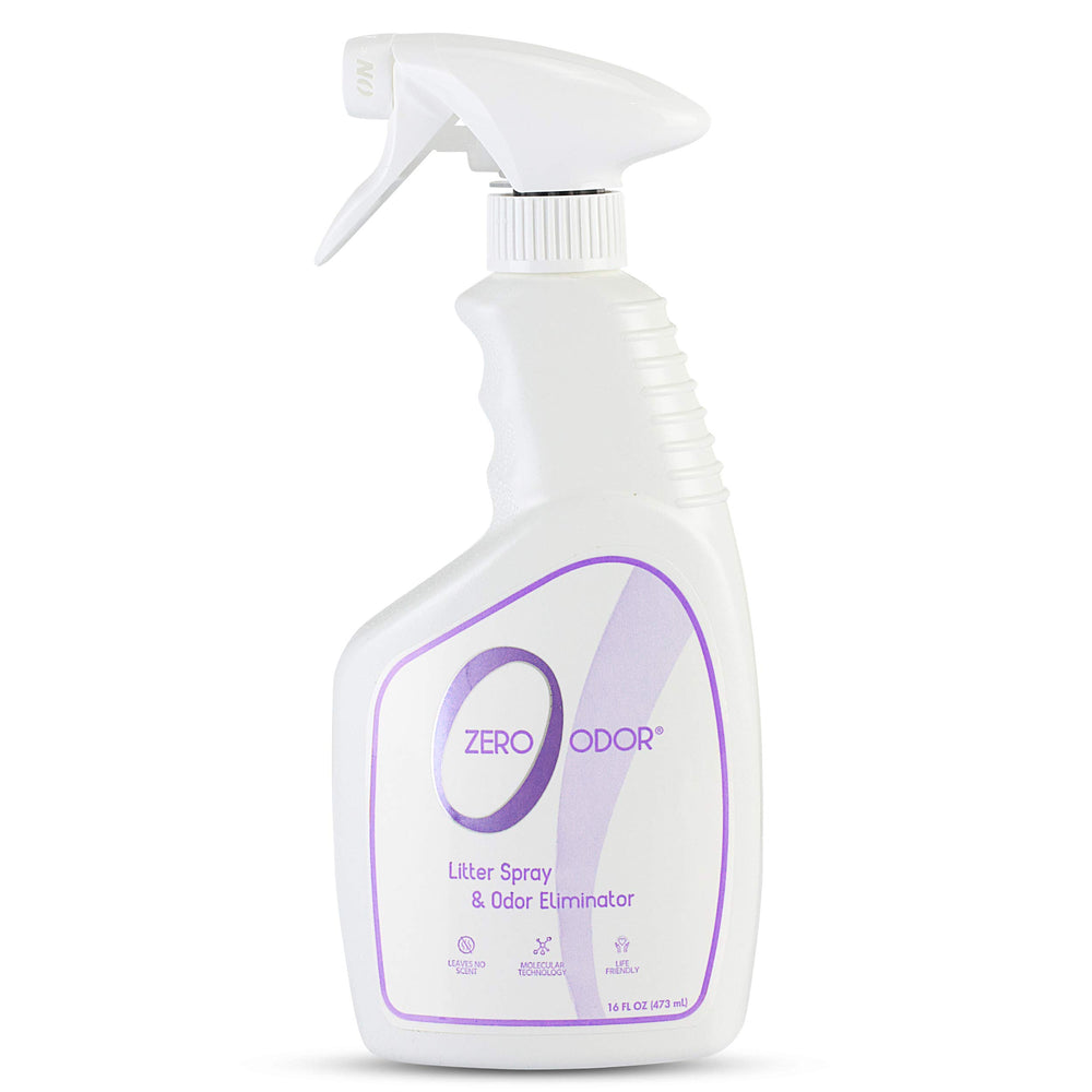 Zero Odor bouteille face montrant étiquette claire et bénéfice neutralisation rapide