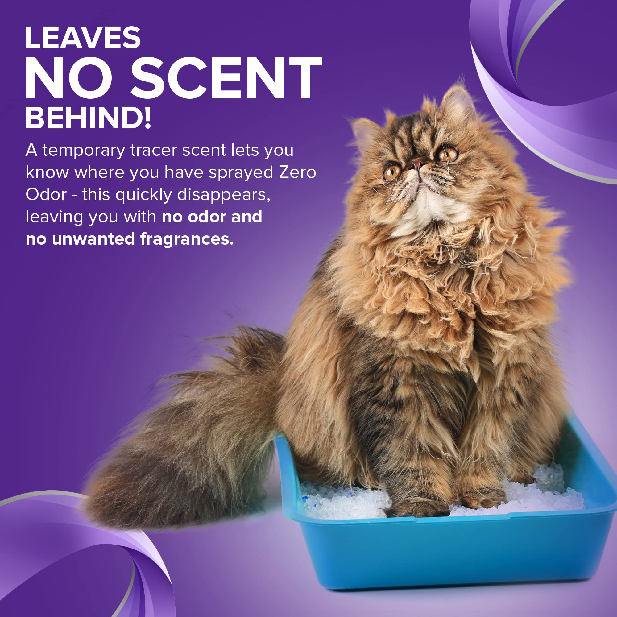 Zero Odor gros plan du liquide montrant la texture prête à être pulvérisée