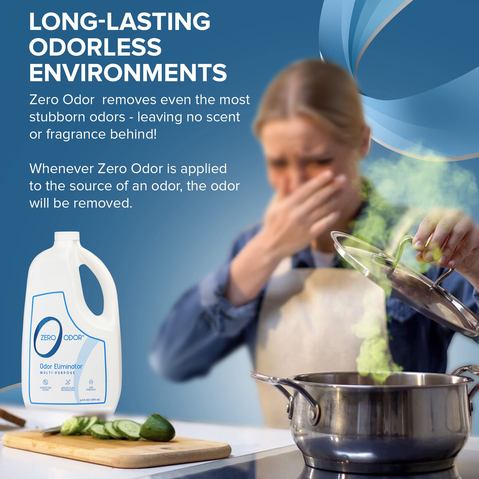 Zero Odor étiquette ingrédients lisible sécurité et usage adapté