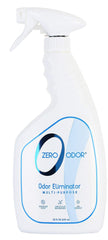 Zero Odor flacon 22 oz montrant emballage et usage pratique