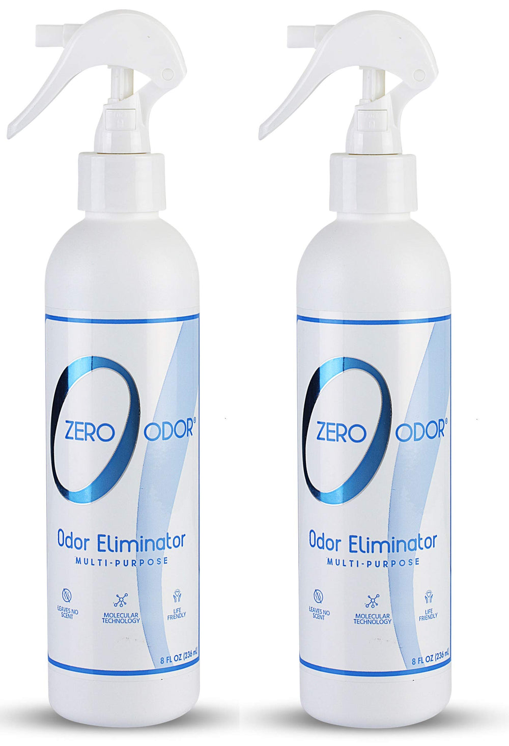 Zero Odor flacon face montrant le format pratique pour un accès rapide