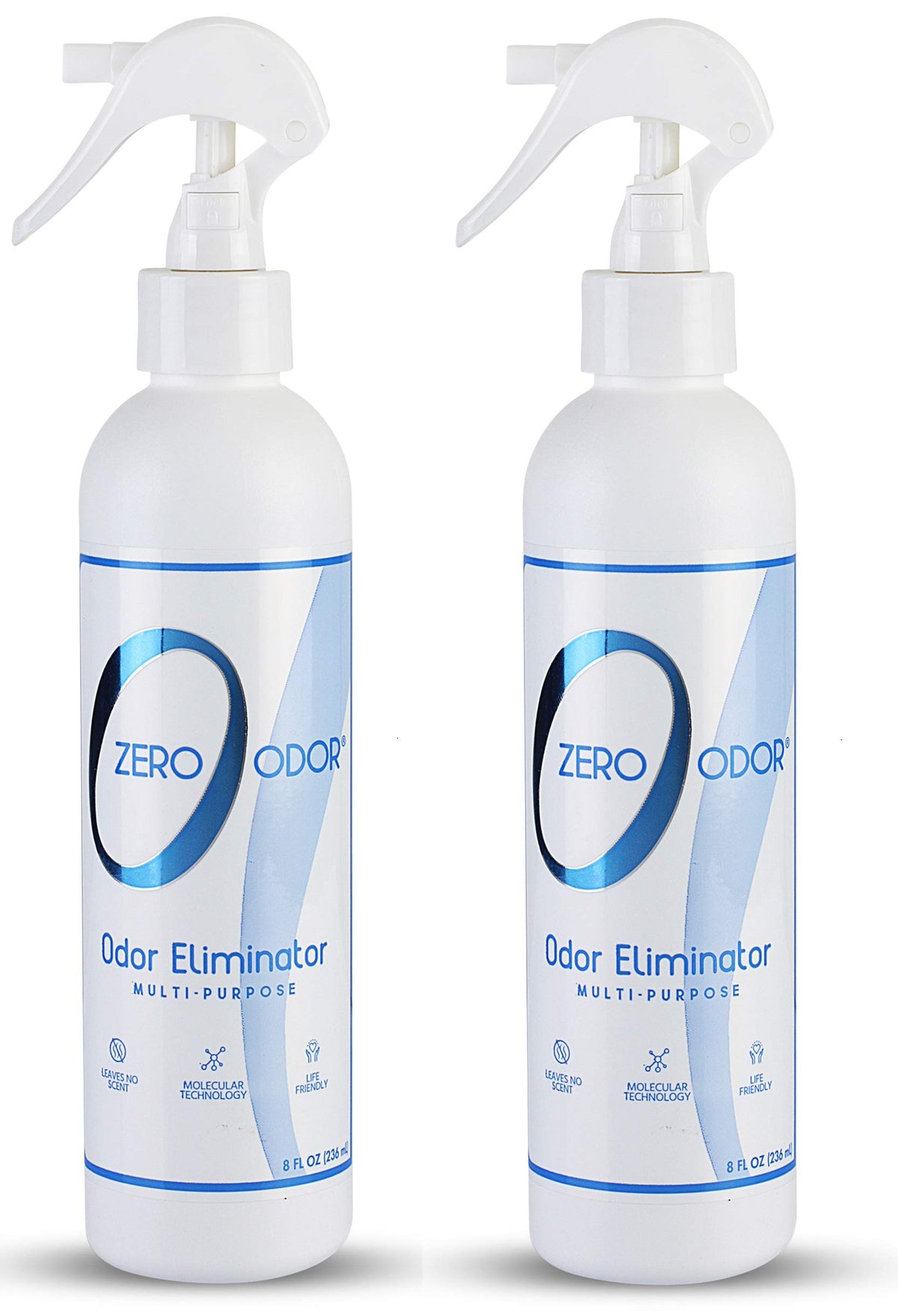 Zero Odor flacon face montrant le format pratique pour un accès rapide