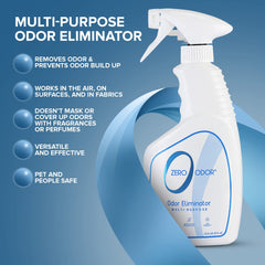 Zero Odor gros plan de la buse montrant une pulvérisation contrôlée efficace
