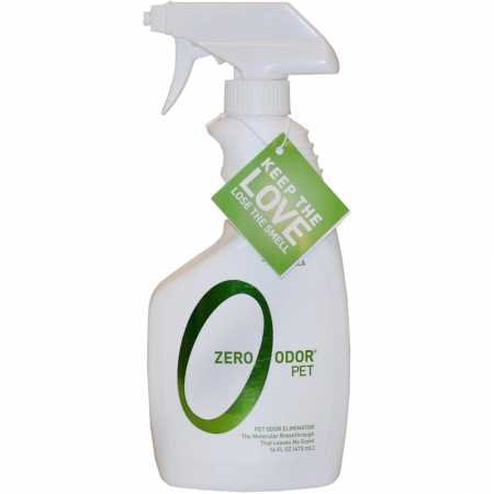 Zero Odor application sur tapis illustrant l’élimination ciblée d’odeurs