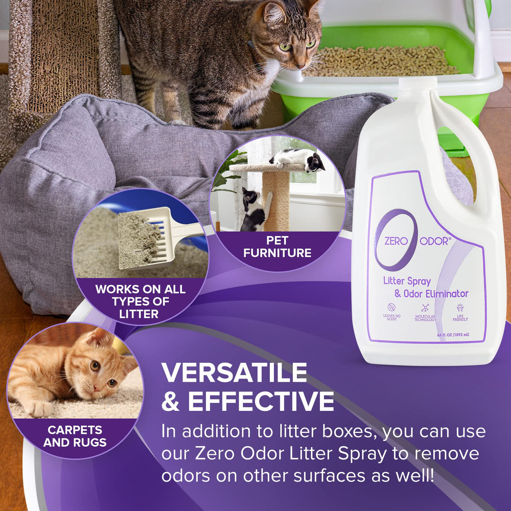 Zero Odor détail du flacon avec mentions d'utilisation pour un repérage simple