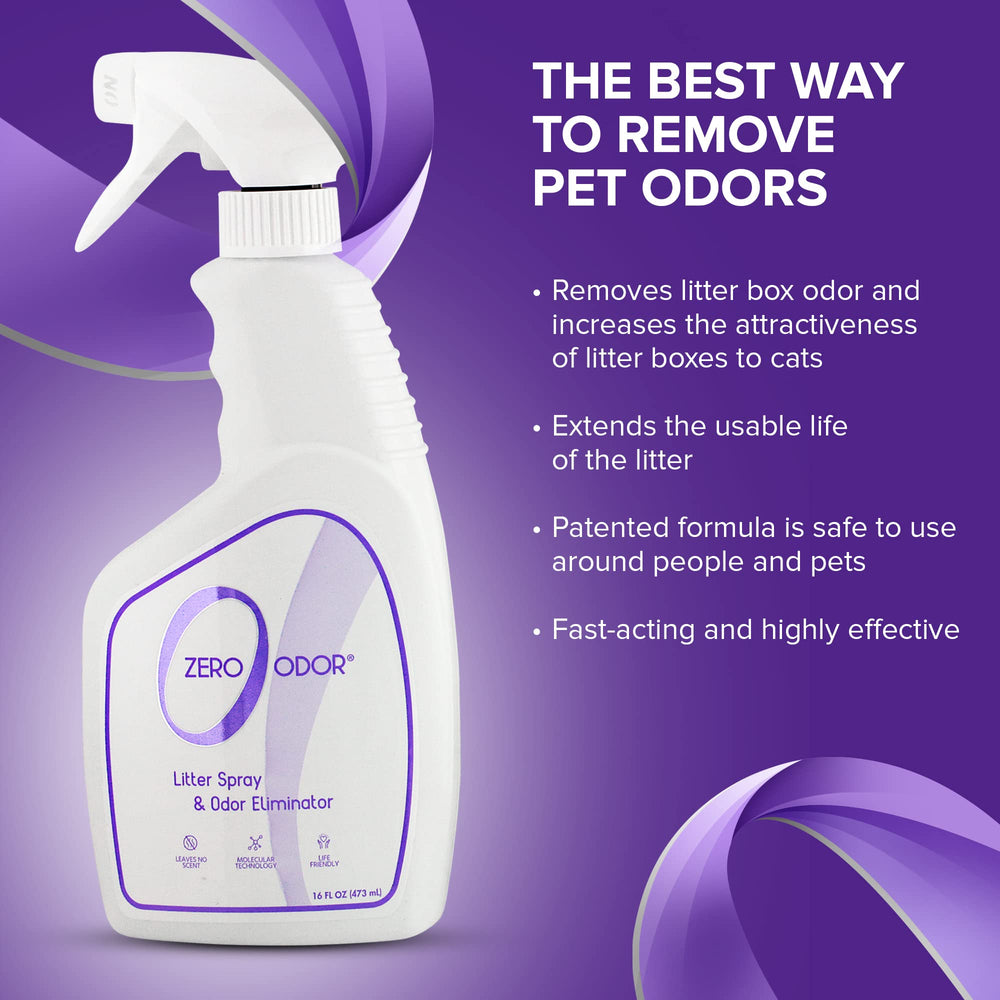 Zero Odor en usage sur bac à litière en appartement pour confort olfactif