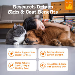 Zesty Paws bouchon doseur en gros plan pour un dosage précis et simple