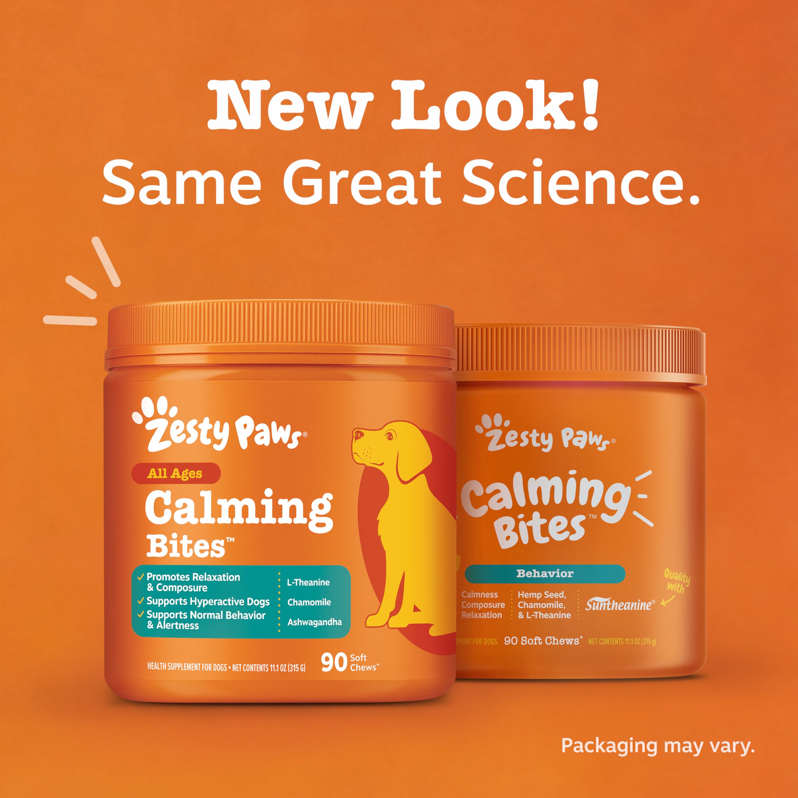Zesty Paws chiot prenant friandise montrant acceptation du goût