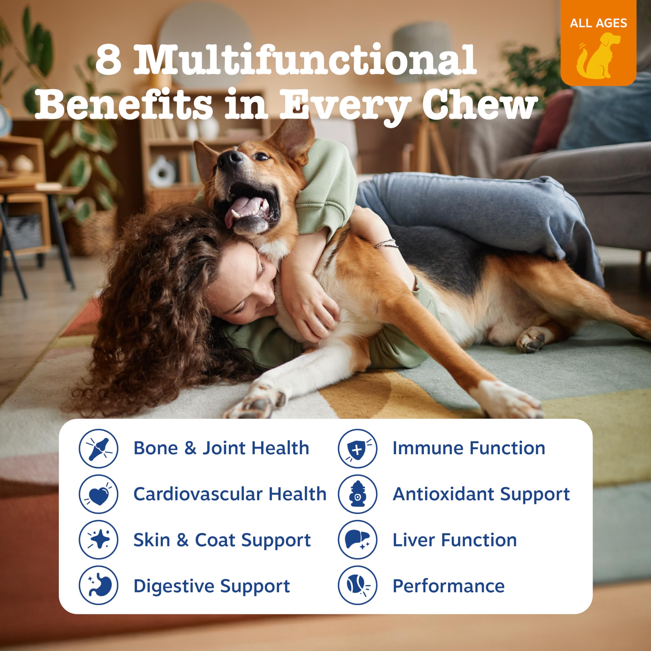 Zesty Paws croquette gros plan, texture appétente et mastiquable