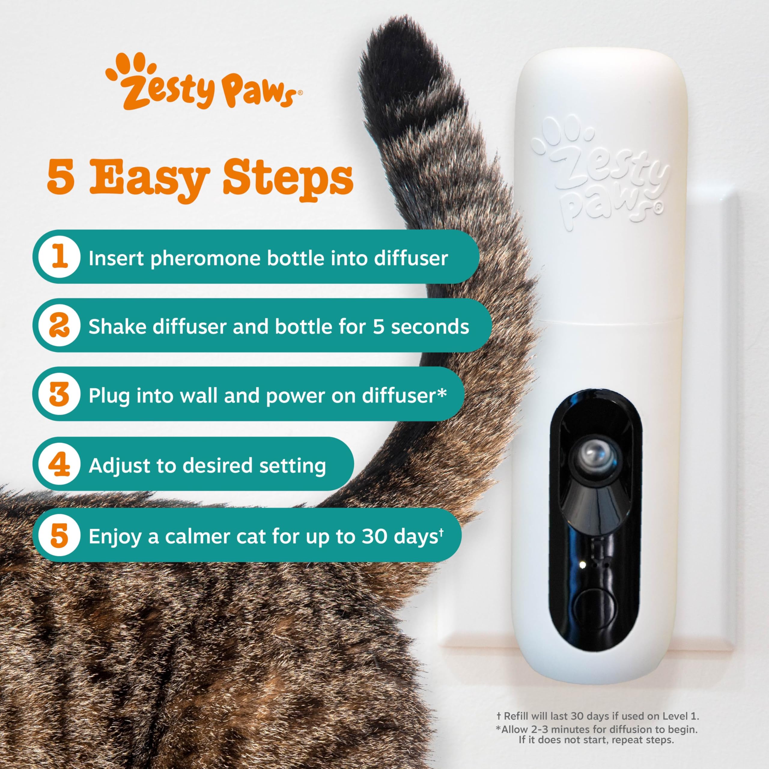 Zesty Paws diffuseur en fonction dans salon apportant ambiance sereine