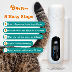 Zesty Paws diffuseur en fonction dans salon apportant ambiance sereine