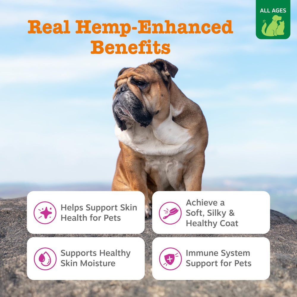 Zesty Paws étiquette détaillée indiquant ingrédients et dosage pratique