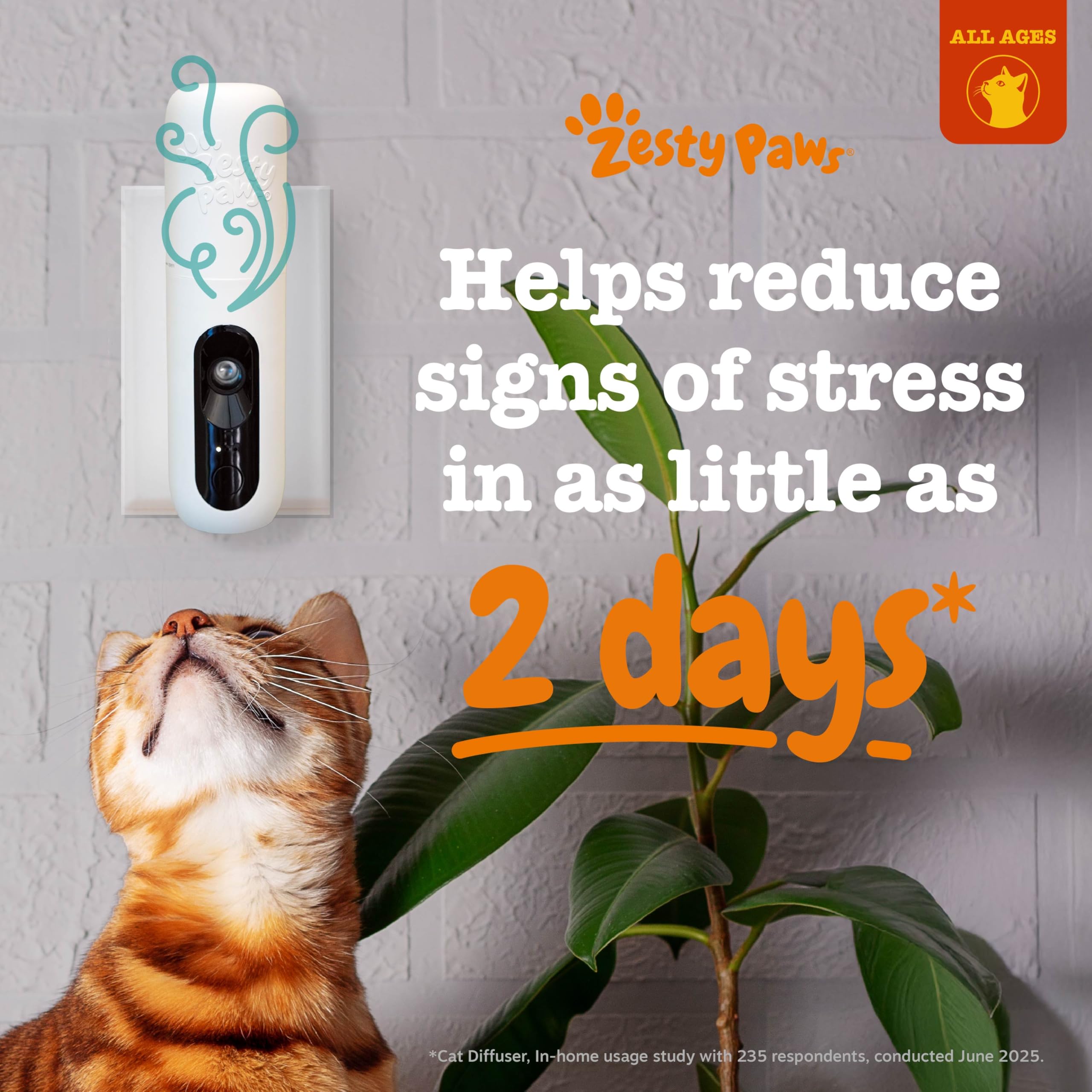 Zesty Paws étiquette lisible fournissant informations produit claires