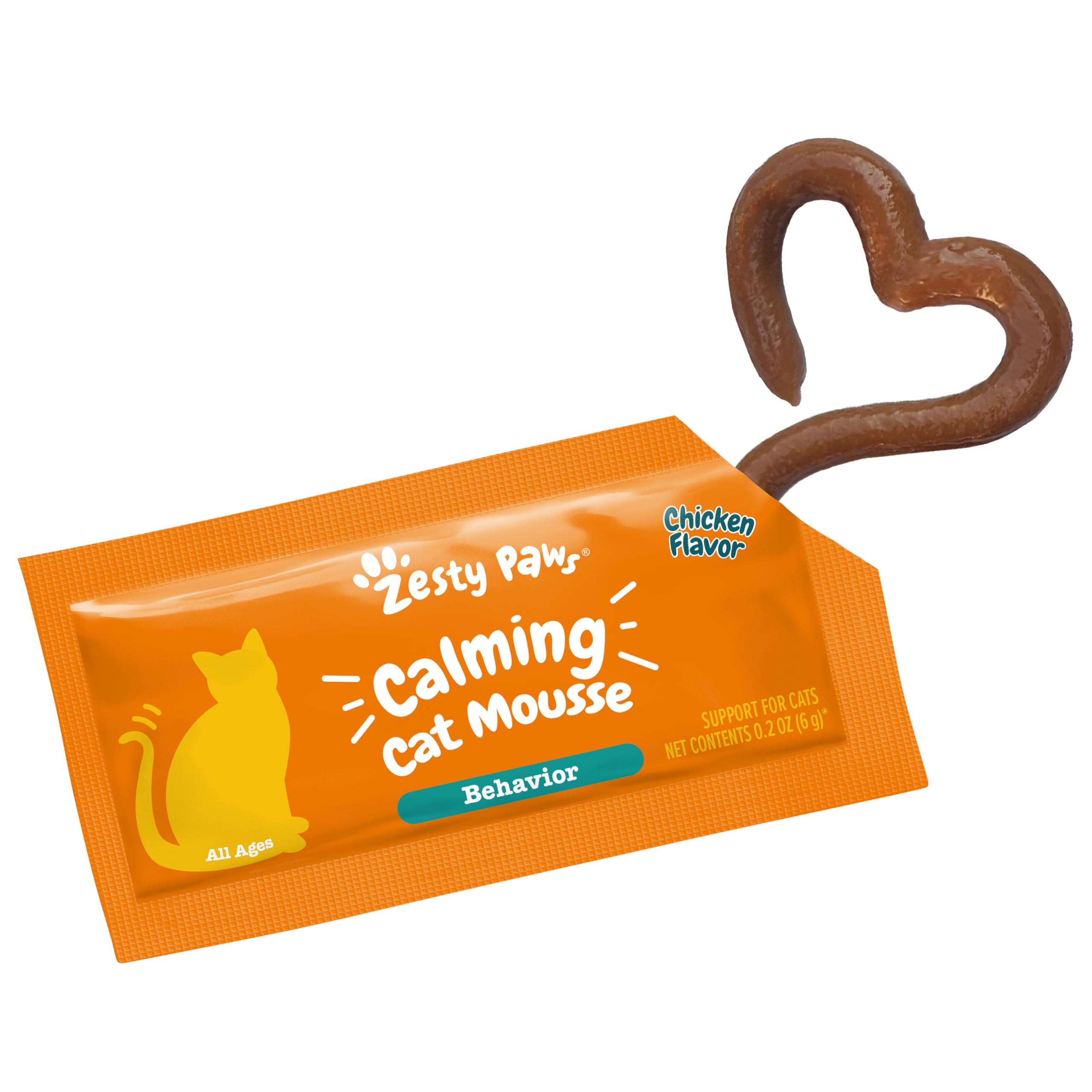 Zesty Paws comparaison de taille de la portion démontrant la quantité précise par dose