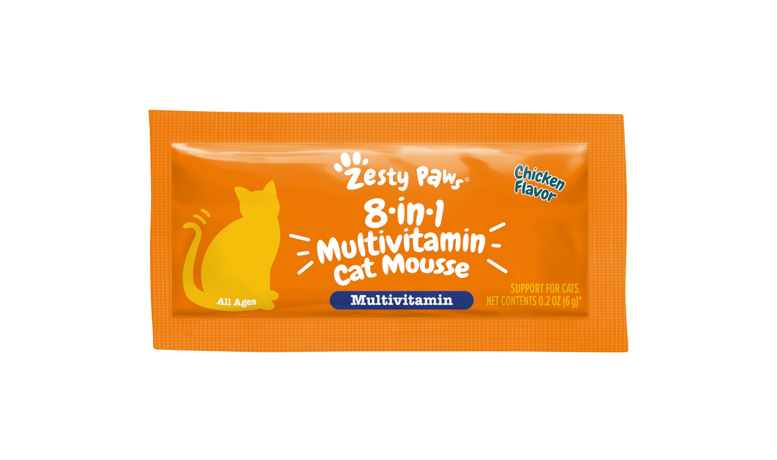 Zesty Paws étiquette ingrédients affichant composants clés
