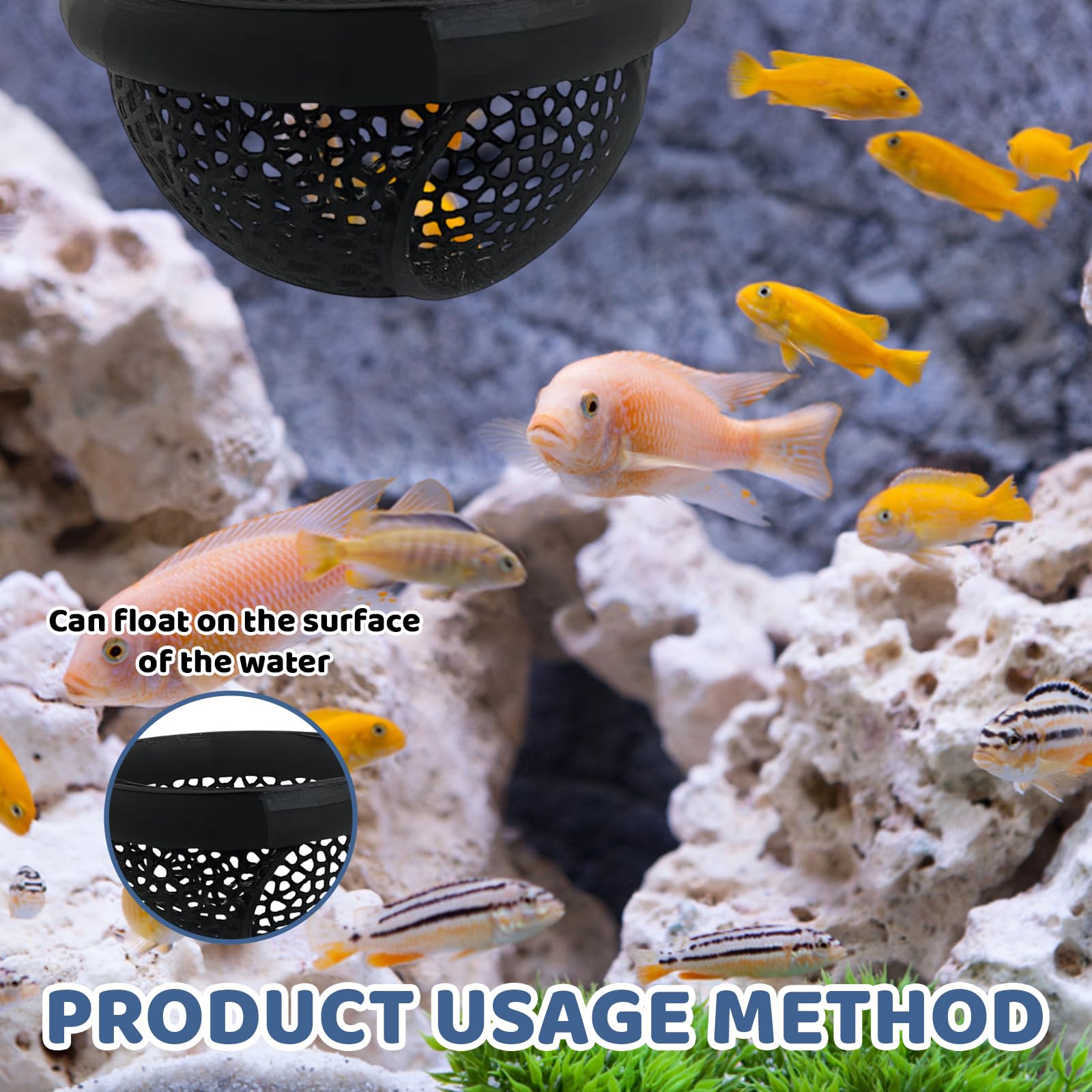 ZHLKHIOP hamac en usage avec un betta profitant d'un point de repos visible