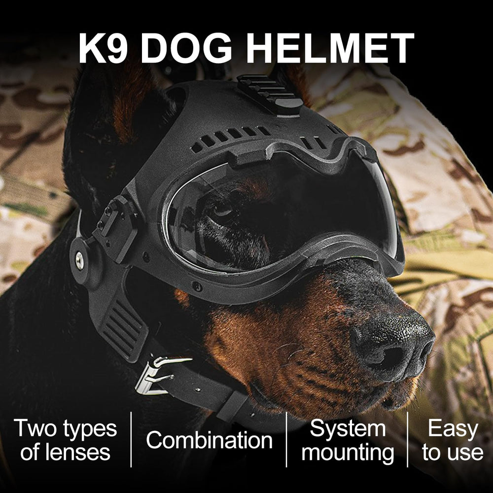 Zhongren casque porté par chien lors d'une sortie sécurise activité