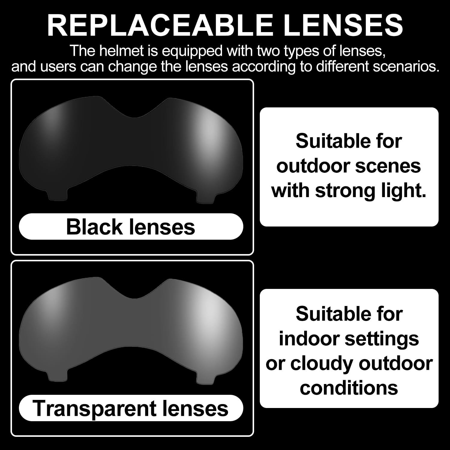 Zhongren lunettes verres transparents adaptées conditions basse lumière