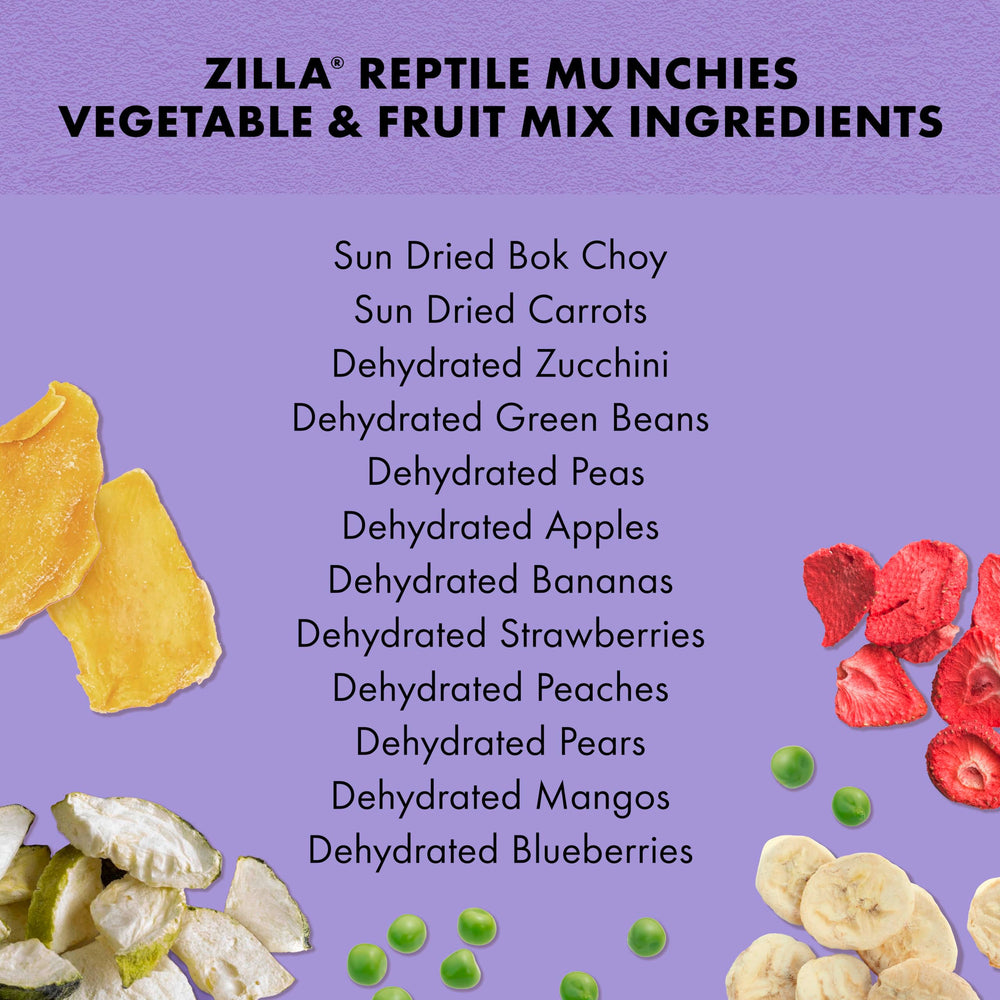 Zilla détail des légumes séchés illustrant apport de fibres