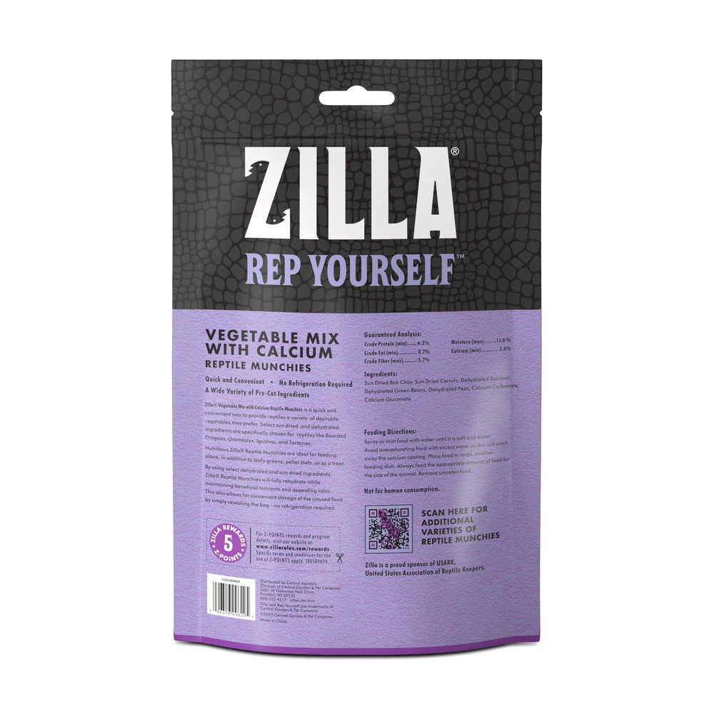 Zilla détails morceaux bok choy et carotte, diversité nutritive