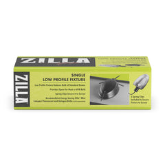 Zilla luminaire comparaison d'échelle montrant encombrement réduit
