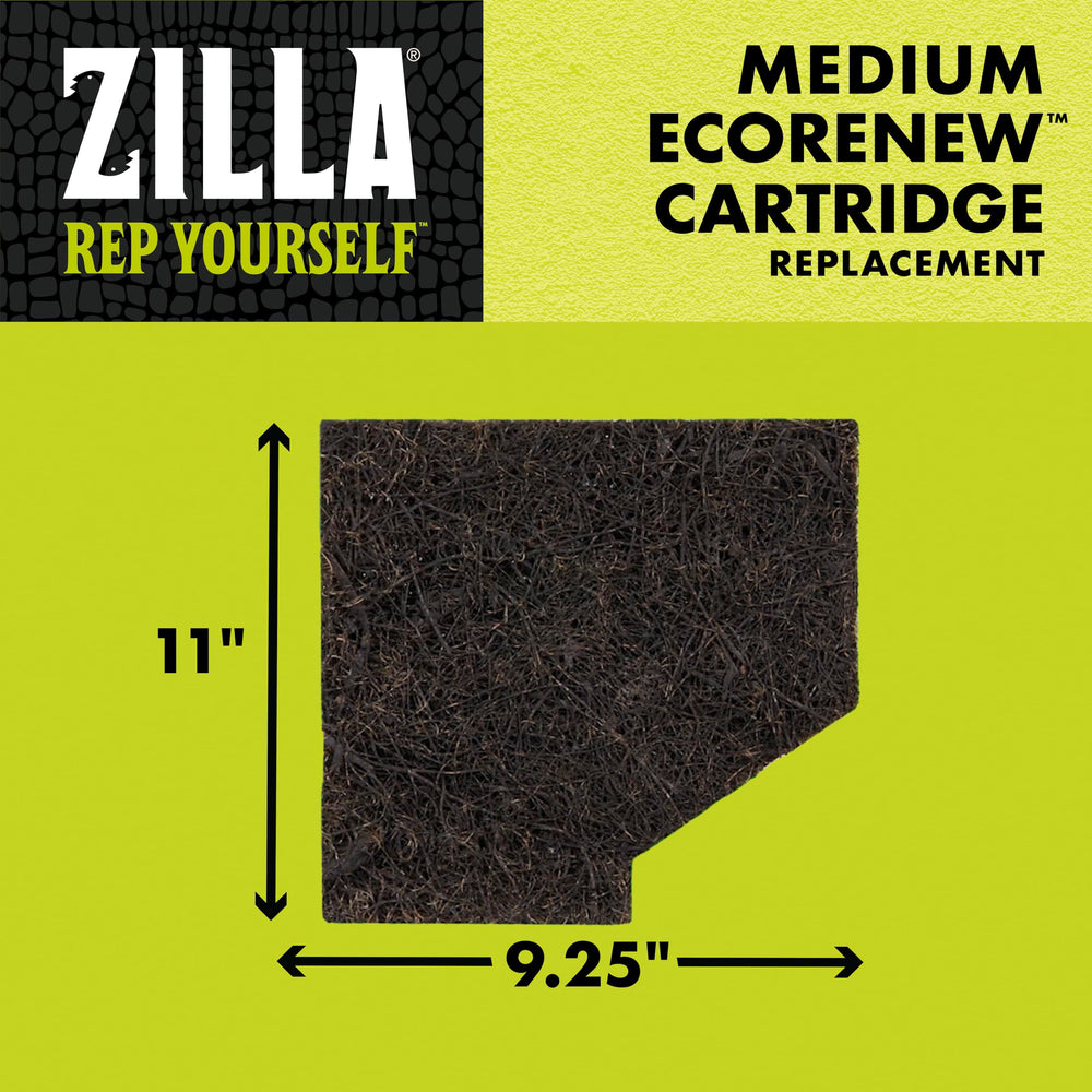 Zilla gros plan des fibres EcoRenew montrant texture durable et filtration