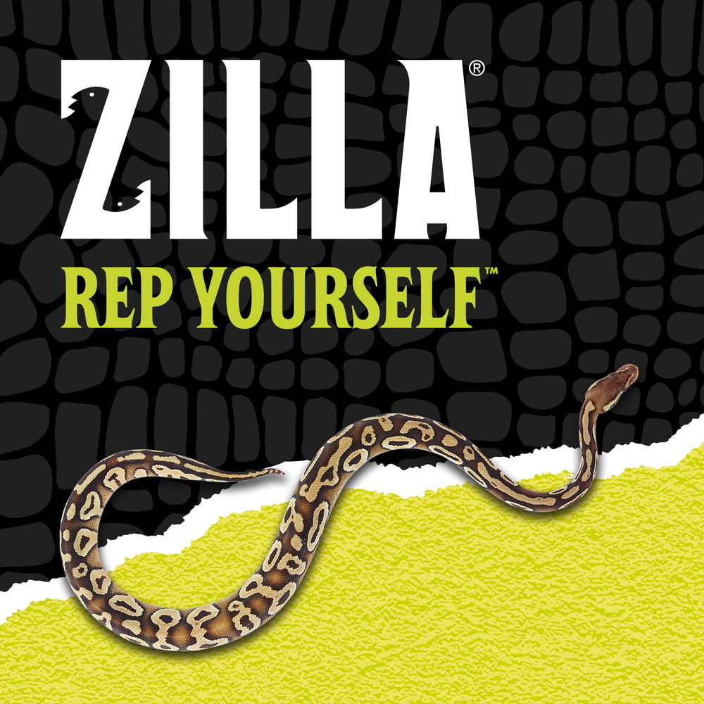 Zilla substrate avec un serpent se reposant, bénéfice : environnement confortable