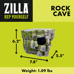 Zilla Rock Cave gros plan texture réaliste offrant camouflage naturel
