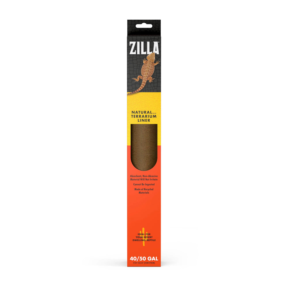 Zilla emballage du tapis de fond montrant taille et couleur pour installation rapide