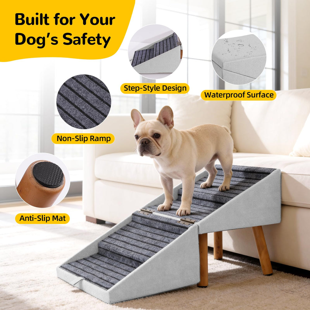Ziluce en usage avec chien montant confortablement et sans effort