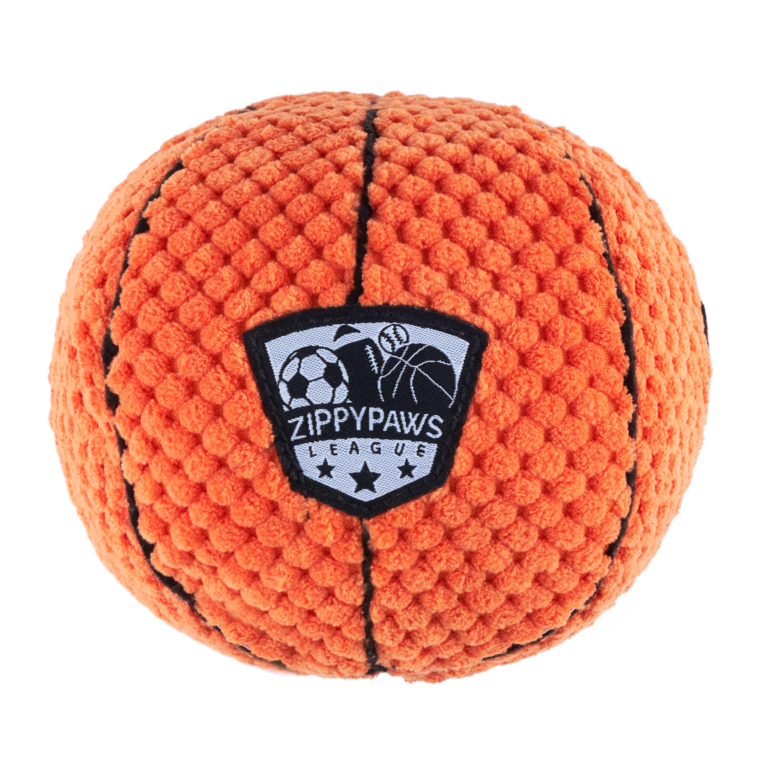 ZippyPaws vue avant du basketball, attire le jeu et l'interaction