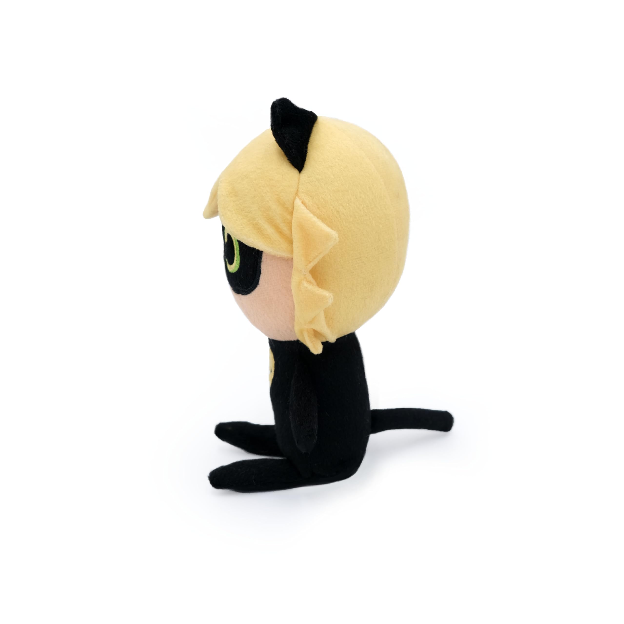 ZippyPaws Cat Noir gros plan sur la texture douce et la couture renforcée pour durabilité
