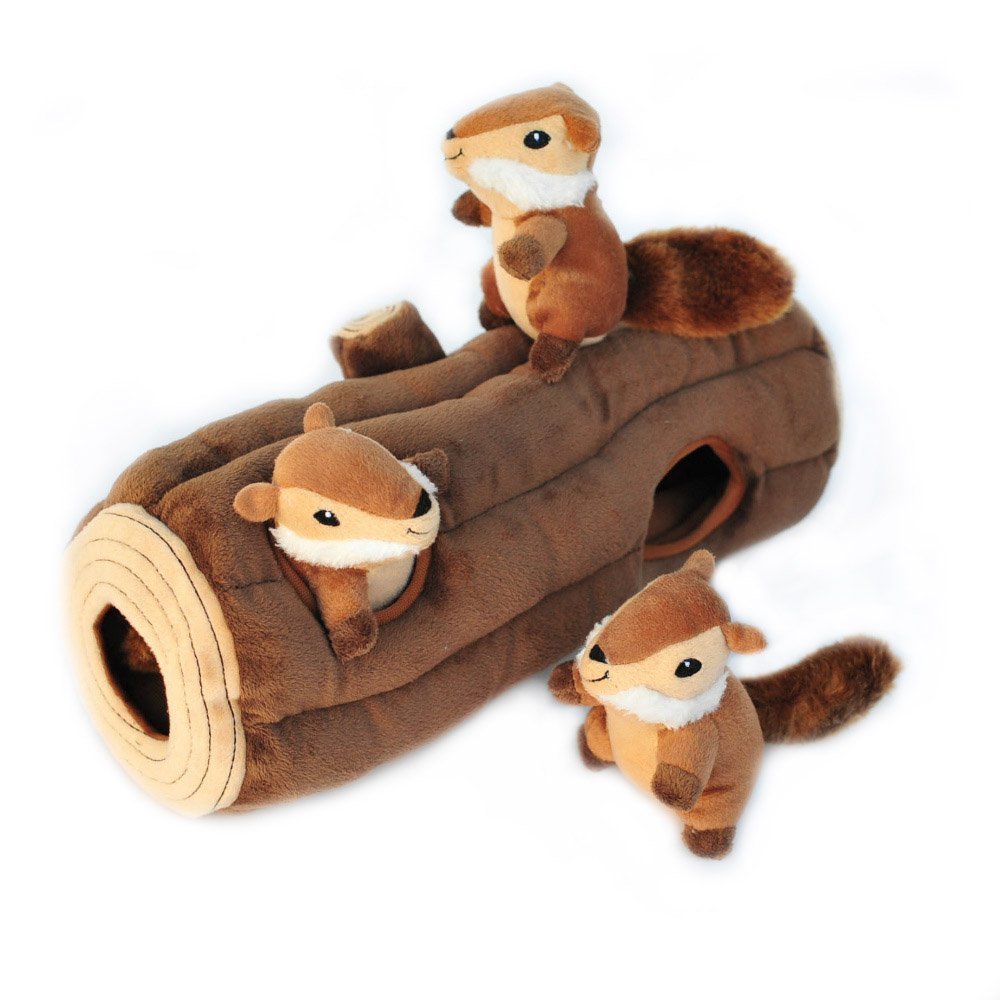 ZippyPaws vue avant du tronc montrant cavités et design attractif