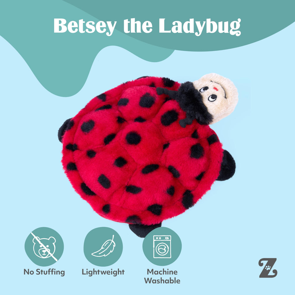 ZippyPaws détail broderie résistant aux morsures et lavages fréquents