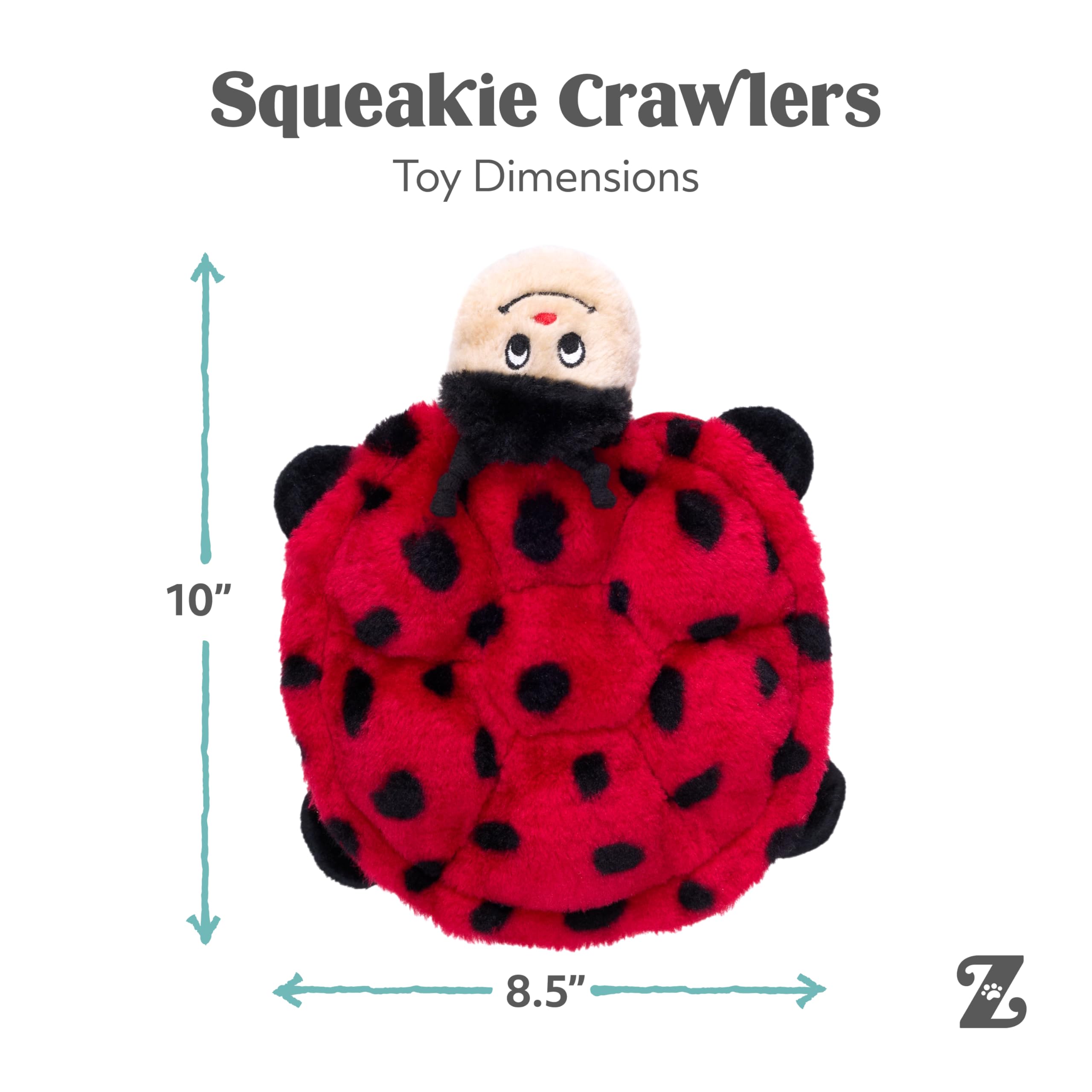 ZippyPaws coccinelle en jeu montrant stimulation et interaction canine