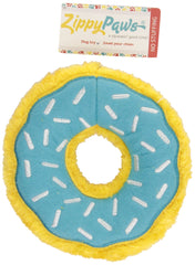 ZippyPaws Donutz Blueberry couineur visible pour jeu stimulant