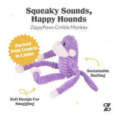 ZippyPaws détail du sifflet central offrant sonnet clair et engageant