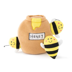 ZippyPaws Honey Pot emballage visible, attractivité et sécurité certifiée